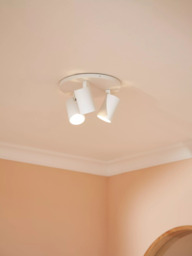 Astro Ascoli 3 Spotlight Ceiling Plate, White - thumbnail 2