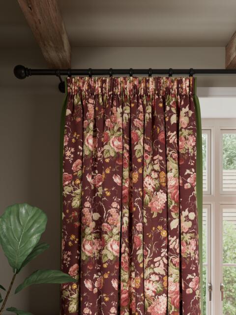 John Lewis x Sanderson Stapleton Park Pair Lined Pencil Pleat Curtains - image 1