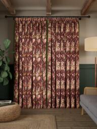 John Lewis x Sanderson Stapleton Park Pair Lined Pencil Pleat Curtains - thumbnail 3