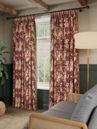 John Lewis x Sanderson Stapleton Park Pair Lined Pencil Pleat Curtains - thumbnail 4