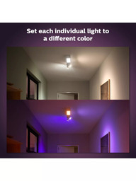Philips Hue White & Colour Ambiance Centris Smart 2 Light LED Ceiling Spotlight, White - thumbnail 2