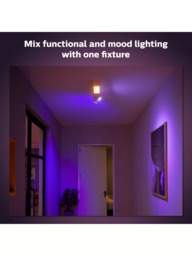 Philips Hue White & Colour Ambiance Centris Smart 2 Light LED Ceiling Spotlight, White - thumbnail 3