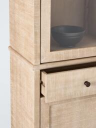 John Lewis Lynton Display Cabinet, Natural - thumbnail 4