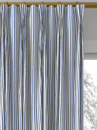 Harlequin x Sophie Robinson Ribbon Stripe Made to Measure Curtains or Roman Blind, Lapis - thumbnail 6