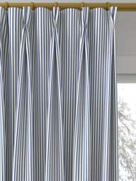 Harlequin x Sophie Robinson Ribbon Stripe Made to Measure Curtains or Roman Blind, Lapis - thumbnail 4