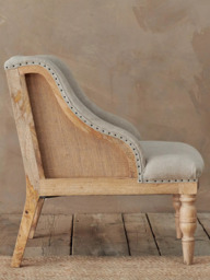 nkuku Elbu Linen Armchair - thumbnail 3