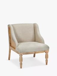 nkuku Elbu Linen Armchair - thumbnail 5