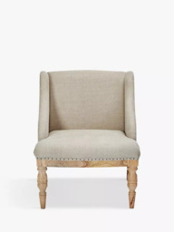 nkuku Elbu Linen Armchair - thumbnail 4