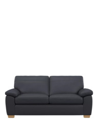 John Lewis Camden Large 3 Seater Leather Sofa, Light Leg - thumbnail 5