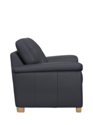 John Lewis Camden Large 3 Seater Leather Sofa, Light Leg - thumbnail 3