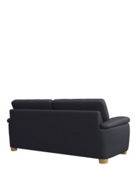 John Lewis Camden Large 3 Seater Leather Sofa, Light Leg - thumbnail 4