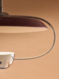 MADE Brando Pendant Ceiling Light, Brown/Chrome - thumbnail 4