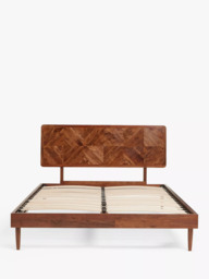 John Lewis + Swoon Franklin Bed Frame, Double, Dark Brown - thumbnail 4