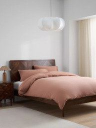 John Lewis + Swoon Franklin Bed Frame, Double, Dark Brown - thumbnail 2