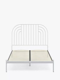 John Lewis ANYDAY Swirl Metal Bed Frame, Double - thumbnail 3