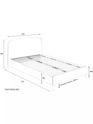 John Lewis ANYDAY Bonn Upholstered Bed Frame, King Size - thumbnail 6