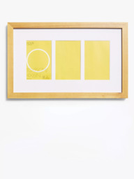 "John Lewis Wood Photo Frame & Mount, 3 Photo, 4 x 6"" (10 x 15cm), FSC-Certified (Oak)"