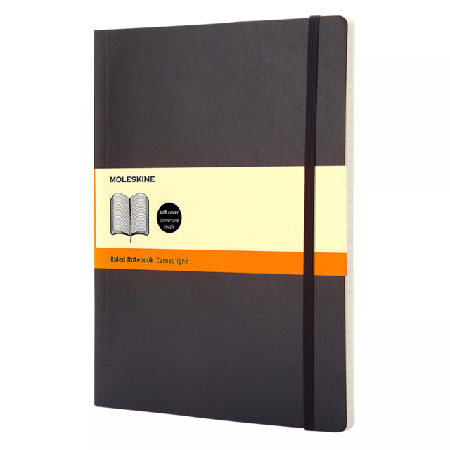 Moleskine Extra Large Soft Cover Ruled Notebook - image 1