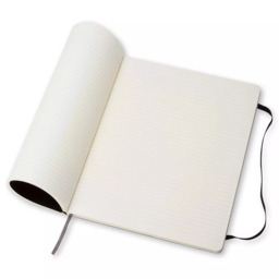 Moleskine Extra Large Soft Cover Ruled Notebook - thumbnail 4