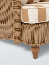John Lewis x Sophie Conran Felix Woven Garden Lounge Chair, Natural - thumbnail 5