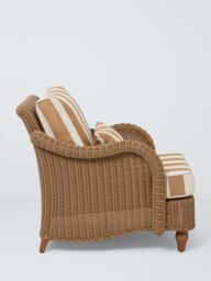 John Lewis x Sophie Conran Felix Woven Garden Lounge Chair, Natural - thumbnail 3