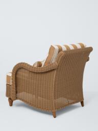 John Lewis x Sophie Conran Felix Woven Garden Lounge Chair, Natural - thumbnail 4