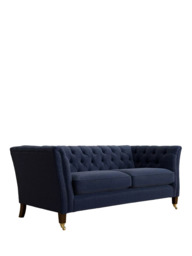 Laura Ashley Chatsworth Medium 2 Seater Sofa, Teak Leg - thumbnail 1