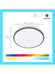 WiZ Smart LED Rune Dual Zone Tunable White Ceiling Light - thumbnail 2