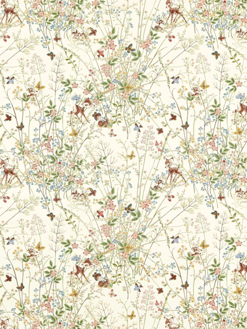 Disney Home x Sanderson Bambi Made to Measure Curtains or Roman Blind, Sugared Almonds - image 1