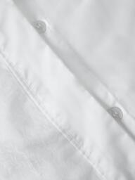 John Lewis Kaia Egyptian Cotton Floral Jacquard Duvet Cover Set, White - thumbnail 4
