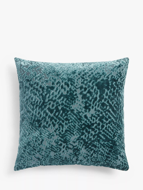John Lewis High Low Velvet Cushion - image 1