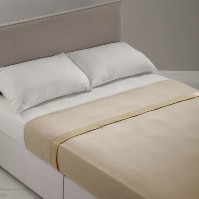 John Atkinson by Hainsworth Empress Merino Wool Blanket - image 1