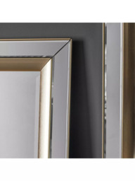 Gallery Direct Phantom Rectangular Frame Wall Mirror, 109.5 x 79cm, Gold - thumbnail 3