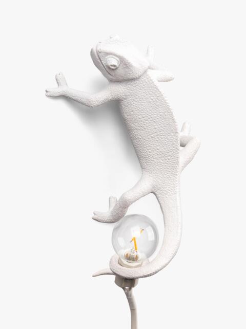 Seletti Chameleon Going Up Table Lamp/Wall Light, White - image 1