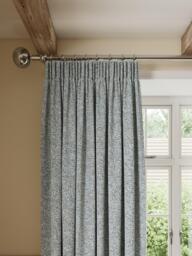 John Lewis Twisted Weave Pair Lined Pencil Pleat Curtains, Multi