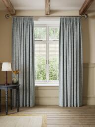 John Lewis Twisted Weave Pair Lined Pencil Pleat Curtains, Multi - thumbnail 3