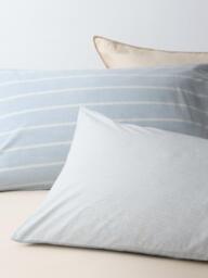 John Lewis Pyjama Stripe Pure Cotton Weave Duvet Cover Set - thumbnail 2