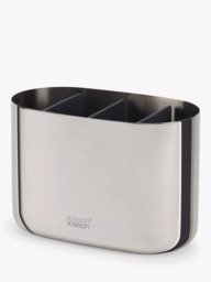 Joseph Joseph Easy Store Large Toothbrush Caddy, Stainless Steel - thumbnail 1