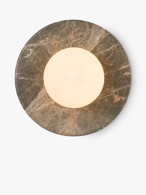 John Lewis Bowl Marble Wall Light, Bost Grey - image 1