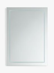 John Lewis Frame Wall Mounted Illumintaed Bathroom Mirror - thumbnail 1