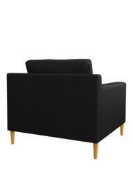 John Lewis Draper II Leather Armchair, Light Leg - thumbnail 4
