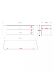Tom Schneider Cruz 150cm Media Unit - thumbnail 5