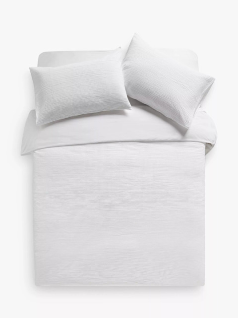 John Lewis Cotton Seersucker Duvet Cover Set - image 1
