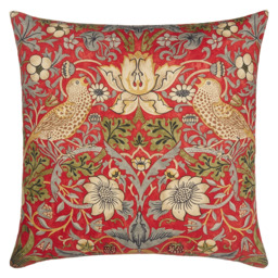 Morris & Co. Strawberry Thief Cushion - thumbnail 3