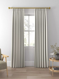 John Lewis Viscose Linen Blend Made to Measure Curtains or Roman Blind, Marshmallow - thumbnail 3