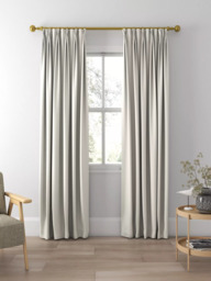 John Lewis Viscose Linen Blend Made to Measure Curtains or Roman Blind, Marshmallow - thumbnail 5