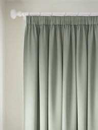 John Lewis Textured Weave Ultra Thermal Lined Pencil Pleat Door Curtain - thumbnail 4