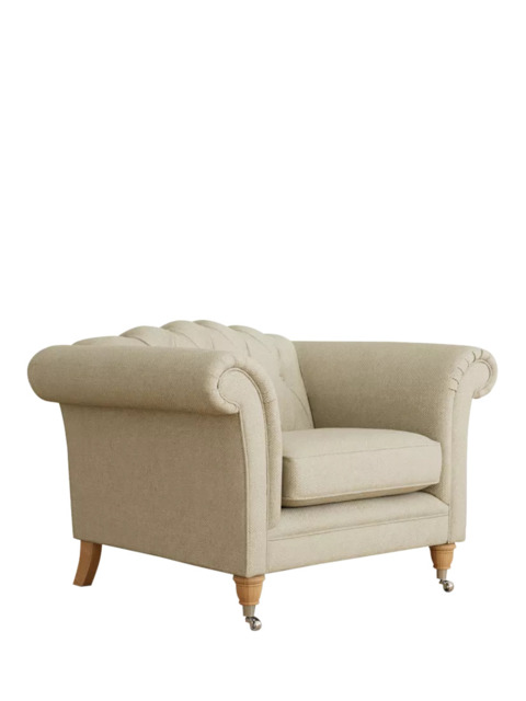 Laura Ashley Gloucester Armchair, Oak Leg - image 1