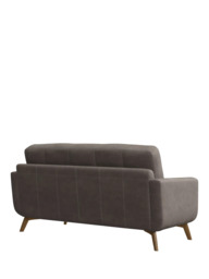 John Lewis Barbican Medium 2 Seater Leather Sofa, Light Leg - thumbnail 4