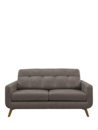 John Lewis Barbican Medium 2 Seater Leather Sofa, Light Leg - thumbnail 5
